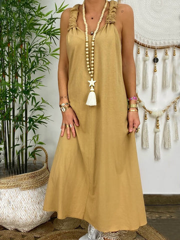 Airchics combinaison longue large ample décontracté femme salopette une pièce pantalon